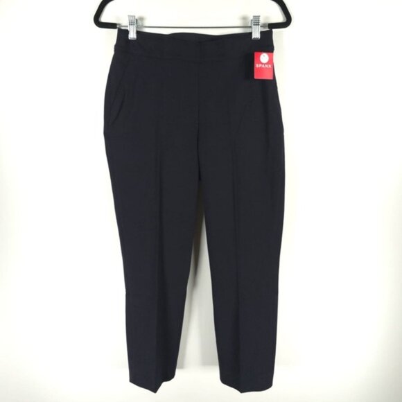 NWT SPANX Polished Ankle‎ Slim Pull On Pants Classic Navy 20365Q SMALL - Picture 6 of 15